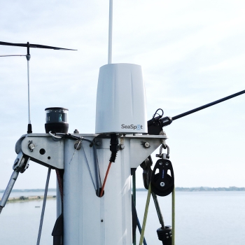 SeaSpot-Antenne am Masttop